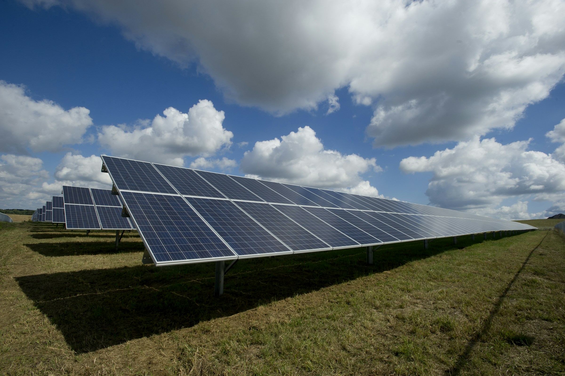Utility-scale ground-mounted solar farm